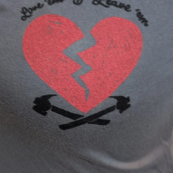 Obey Gray Fitted Short Sleeve Tee with Red Graphic - Picture 4 of 6